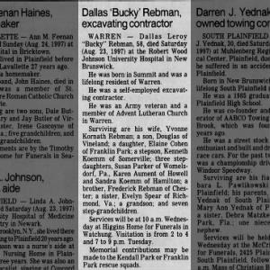 Obituary for Dallas Leroy Rebman